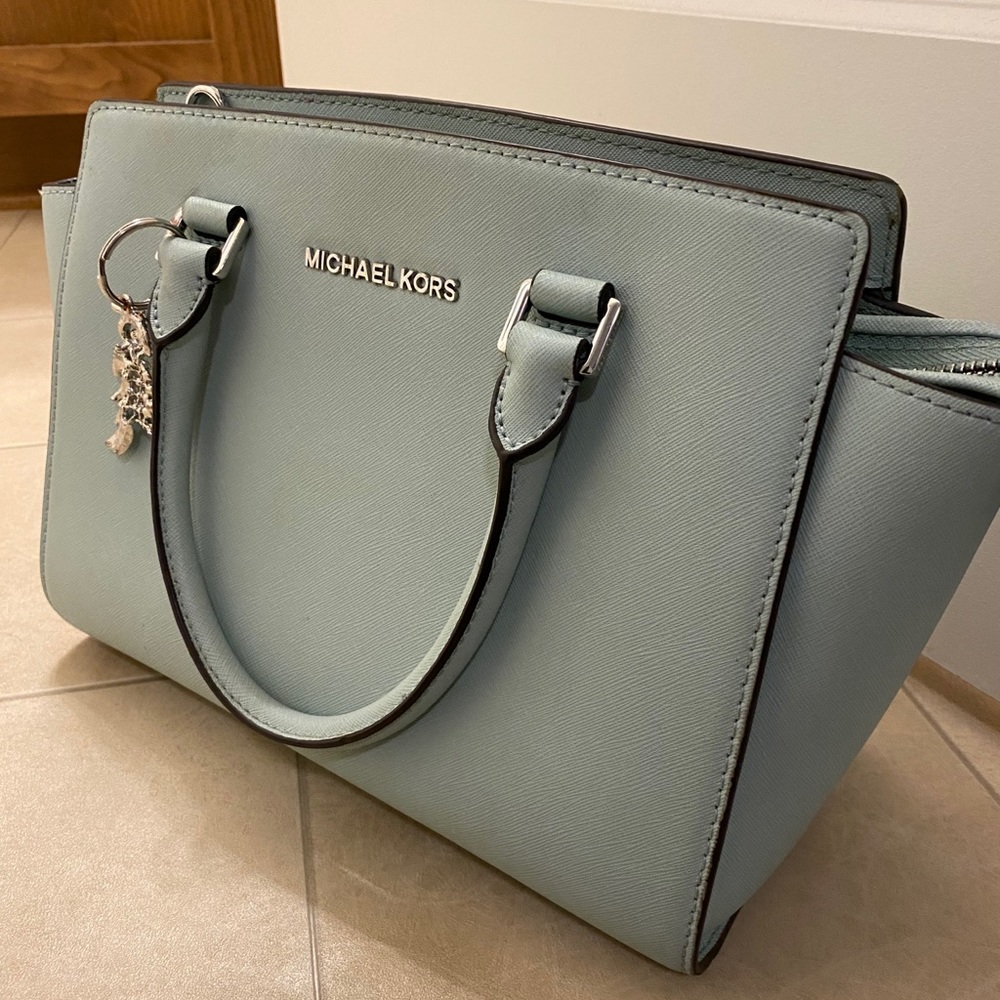 Michael Kors Baby Blue Purse